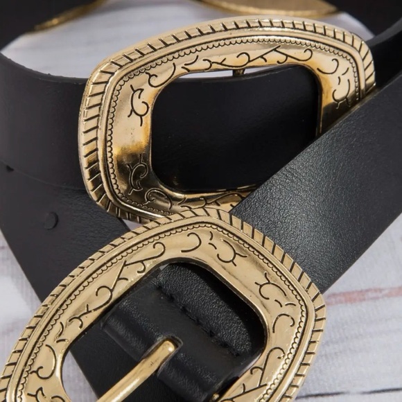 Western Concho Vegan Belt - Picture 4 of 4